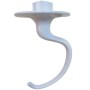 Kitchenaid 6.9 litre profesyonel mikser uyumlu hamur karıştırma kolu. Spiral (çengel) yapılı, beyaz kaplamalı veya paslanmaz çelik opsiyonlu, yoğun hamur yoğurma aparatı. Stand mikser miline kolayca takılabilen orijinal yedek parça görseli. #kitchenaid