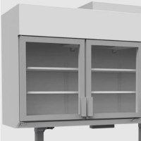Süpermarket ve büfeler için tasarlanan 3 kapılı tezgah üstü soğutucu ve dondurucu! 210 cm genişliği, 893 litrelik dev iç hacmi ve şık LED aydınlatmasıyla donmuş ürünlerinizi göz hizasında, taptaze ve en düşük ısı kaybıyla muhafaza edin.