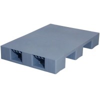700x1000x150 mm ölçülerinde, kapalı üstlü, 2 kızaklı, tek yön girişli matbaa paleti.