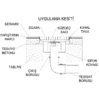 Paslanmaz krom çelikten üretilen 400x1805x145 mm mezbaha su tahliye ızgarası, ağır hizmet şartlarına tam dayanıklıdır. Eğimli alt tavası ve sifonlu yapısı sayesinde kötü kokuları engeller, zemin suyunu biriktirmeden hızla süzerek maksimum hijyen sağlar.