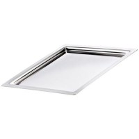 0,23 kg ağırlığıyla hafif ama bir o kadar sağlam olan paslanmaz çelik servis tepsisi, tek kişilik kahve sunumları için mükemmeldir. Kararmaya ve korozyona karşı dirençli 304 kalite çelikten imal edilmiştir, hem ev hem de endüstriyel kullanıma uygundur.