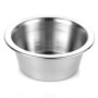 1.sınıf krom çelik malzemeden imal edilen 5 cm yuvarlak çelik sos kabı, masalarda ve servis tepsilerinde modern bir görünüm sunar. İki farklı ebatta satışı yapılan bu dayanıklı mini sosluk, gıda asitlerine karşı tam dirençlidir ve paslanma yapmaz.