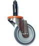 Paslanmaz krom çelikten imal edilen 100x32 mm frensiz servis arabası tekerleği. 25lik boru içerisine sıkılarak pratikçe monte edilir. Otel, hastane, restoran ve çamaşırhane taşıma arabalarında uzun ömürlü ve hijyenik kullanım sağlar.