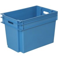 KNK6442K referanslı plastik kasa; altı ve yanları kapalı, sapı açık tasarımıyla güvenli taşıma sunar. %100 birinci kalite hammadde ve UV koruması sayesinde dış ortam şartlarına dayanıklıdır. Konik yapısı sevkiyat maliyetlerinizi düşürür, verimliliği artı