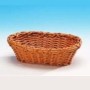 Plastik Oval Ekmek Sepeti, 20x29x7 cm ölçüsüyle ekmek ve unlu mamullerin servisinde pratik kullanım sunar. Hasır görünümlü tasarımıyla restoran, kafe, otel, fırın ve ev sofralarında ekmek, sandviç ve atıştırmalıkların sunumunda kullanılabilir.