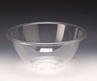 1.sınıf polikarbonat malzemeden imal edilen 45 cm şeffaf yuvarlak kase, geniş iç hacmiyle salata, meze, soğuk meyve ve sos sunumları için idealdir. Bulaşık makinesinde yıkanabilen bu kırılmaz kase, yoğun işletme temposuna mükemmel uyum sağlar.