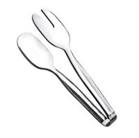 22 cm boyutunda yüksek kaliteli paslanmaz çelik krom salata maşası. Salata barlarda, büfelerde ve sofralarda salataları kolayca porsiyonlamanızı ve servis etmenizi sağlar. Leke tutmaz, hijyenik ve dayanıklı yapısıyla hemen satın alabilirsiniz.