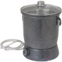 Otomatik termostatlı, 3 litre kapasiteli profesyonel metal dondurma sosu makinesi. Topraklı prizde ve sulu sistemle çalıştırılan güvenli tasarım. Arızalı sos makineleriniz için yedek parça ve teknik servis hizmetiyle tüm Türkiye ye teslimat.