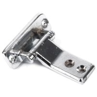 Havuz tipi kapak menteşesi, su sebilleri, fırınlar ve endüstriyel gıda makineleri için tasarlanmış tam açılır bir yedek parçadır. Zamak metal gövdeli ve krom kaplamalı olup, uzun ömürlü kullanım sunar.