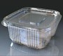 250 gram kapasiteli şeffaf tek kullanımlık meze kabı; haydari, humus, acılı ezme, patlıcan salatası ve çeşitli sosların paketlenmesi için kullanılabilir. Şeffaf plastik yapısı içeriğin görünmesini sağlar. Ürün 100 adet olarak satılmaktadır.