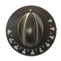 Dairesel geniş ölçekli bakalit termostat çevirme topuzu modelidir. 30°C ile 120°C arası hassas ölçeklendirilmiş yapısıyla sıcak su otomatları ve benmarilerde güvenle kullanılır.