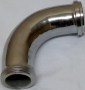 Hamurun piston kısmından yıldız ağız kısmına kadar sorunsuz ilerlemesini sağlayan bu nikelajlı dirsek, Mateka makineleri için vazgeçilmez bir parçadır. Paslanmaz çelikten üretilen yapısı sayesinde uzun ömürlü ve güvenli bir kullanım sunar.