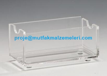 Şeffaf Şekerlik:Şeker kabı modellerinden olan bu şeffaf şekerliğin imalatı 12x5x4,5 cm ölçüsünde yapılmıştır - Şeffaf şekerlik satışı 0212 2370759