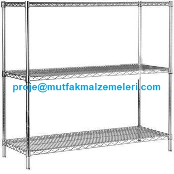 53x91x183 cm ölçülerindeki paslanmaz soğuk oda rafı, 304 kalite çelik yapısıyla nemli ve ıslak ortamlara uygundur. Geçme sistemli rafları kolayca sökülüp takılabilir ve farklı yüksekliklere göre ayarlanabilir.