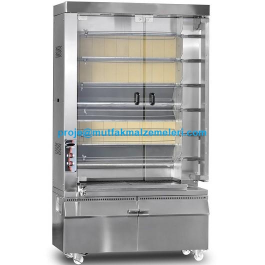 İmalatçısından 30 tavuk pişirme kapasiteli bu tavuk pişirme makinesi piliç pişirme tavuk pişirme kızarmış tavuk satışı yapan işletmelerde kullanılan tavuk pişirme makinesidir - Tavuk pişirme makinesi satışı proje@mutfakmalzemeleri.com