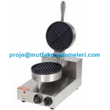 Pastane ve otellerde kare desenli waffle pişirmek için kullanılan termostat kontrollü, teflon kaplı kalın döküm yüzeyli endüstriyel tekli waffle makinası. İstanbul merkezimizden 81 ile hızlı kargo imkanı ve 10 yıl yedek parça desteği ile kapınıza teslim.