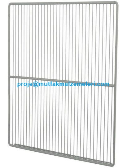 Tel Buzdolap Rafı:Plastifiye kaplamalı özel telden imalatı yapılmış tel buzdolap rafı 33x53 cm.liktir.Beyaz kaplamalı tel buzdolap rafını ev buzdolap rafı kebapçı buzdolap tel rafı market buzdolap rafı şişe tipi soğutucusu tel rafı market reyonu tel rafı