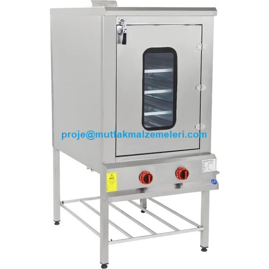 75x100x160 cm boyutlarında, 120 kg ağırlığında, paslanmaz çelik gövdeli tüplü pasta börek fırını. Güvenlik valfli ve termokuplu, 11 kW gücünde, tek kapılı sanayi tipi pişirme fırını. LPG ve doğalgaz dönüşümlü profesyonel unlu mamul fırını modeli.